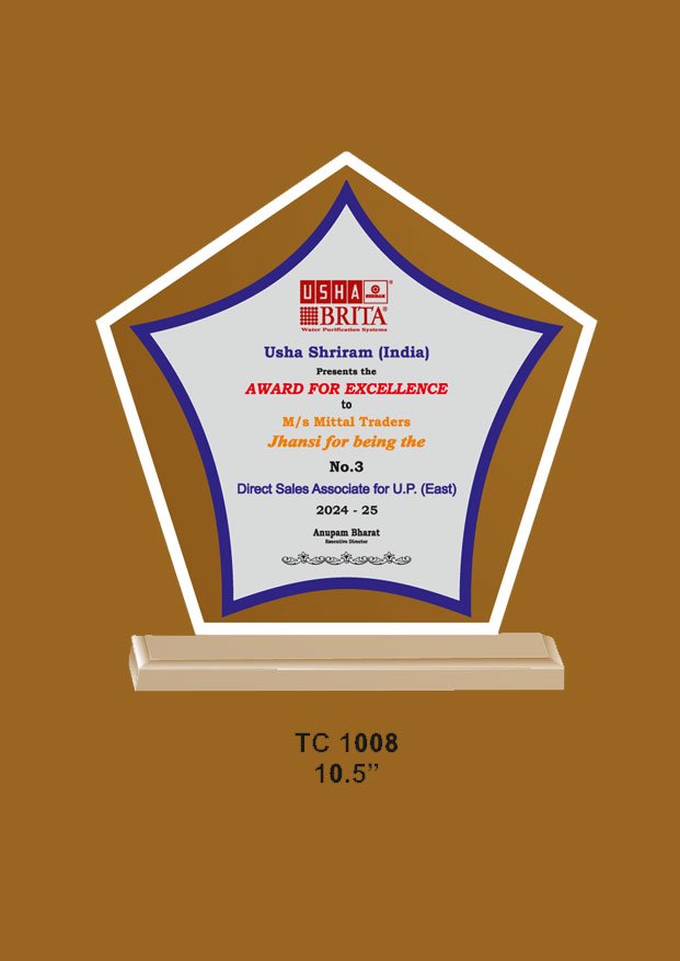 Acrylic Trophy in Delhi