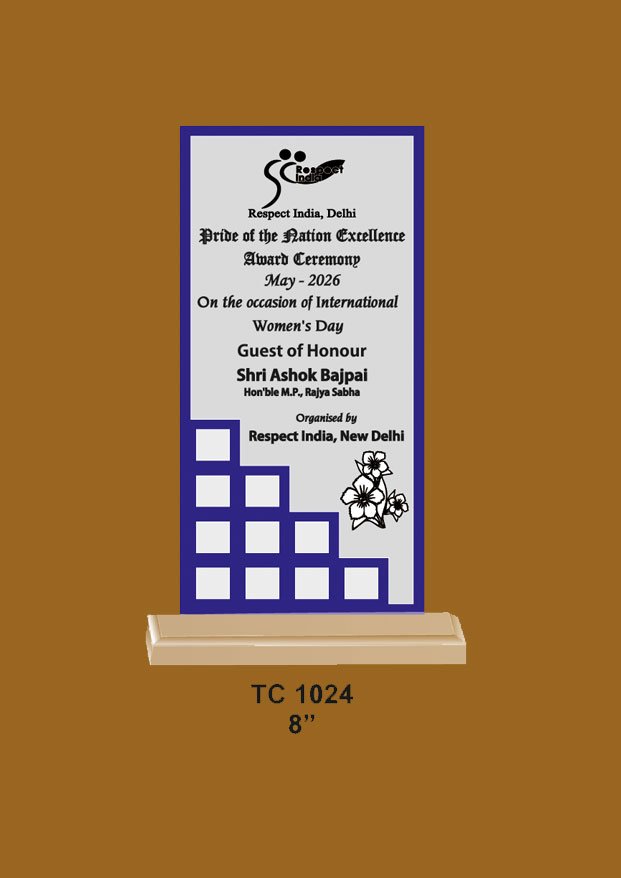 Acrylic Trophy supplier in Gujarat