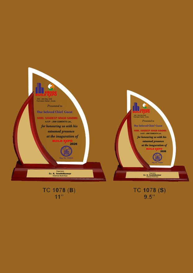 Acrylic Trophy supplier in manesar