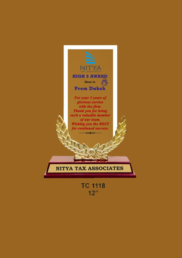 Acrylic Trophy suppliers for cooleges in Chennai