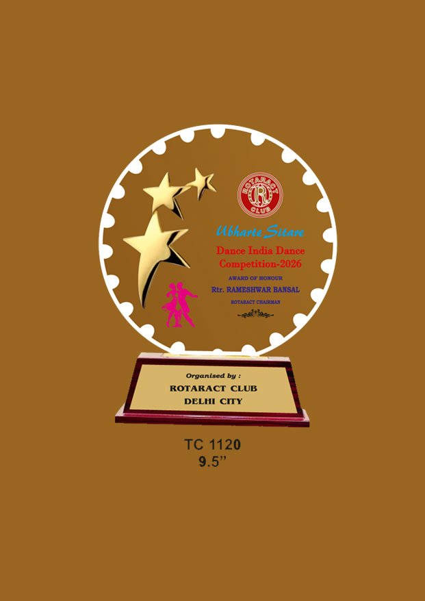 Acrylic Trophy suppliers for cooleges in Jaipur