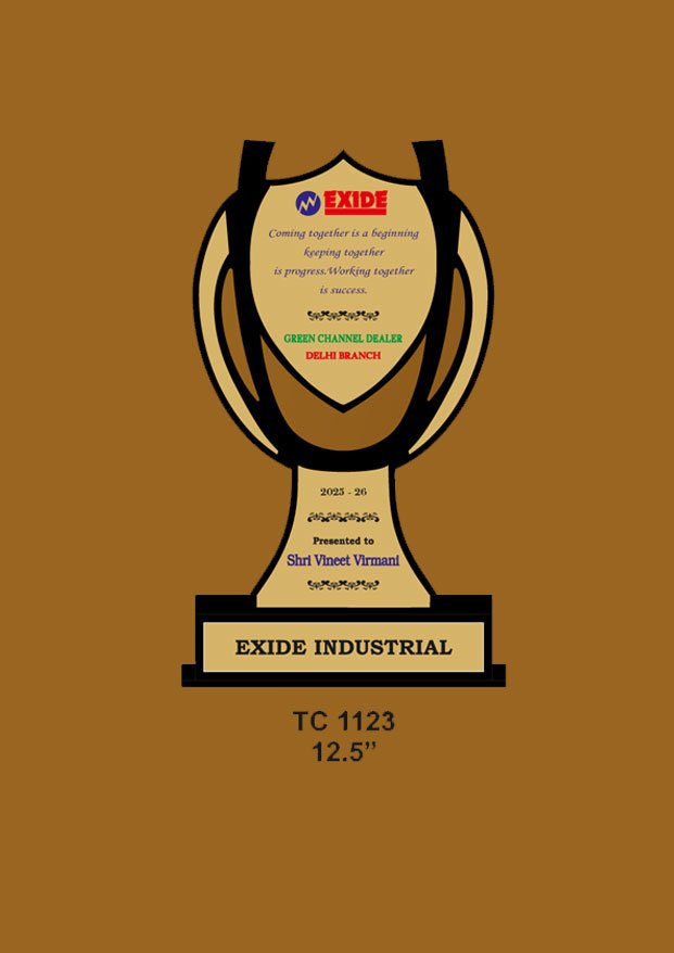 Acrylic Trophy suppliers for cooleges in India