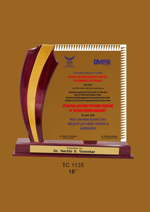 Acrylic Trophy in Delhi