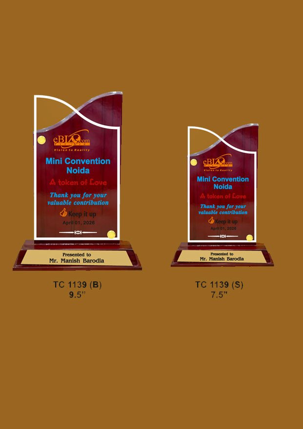 Acrylic Trophy in Delhi
