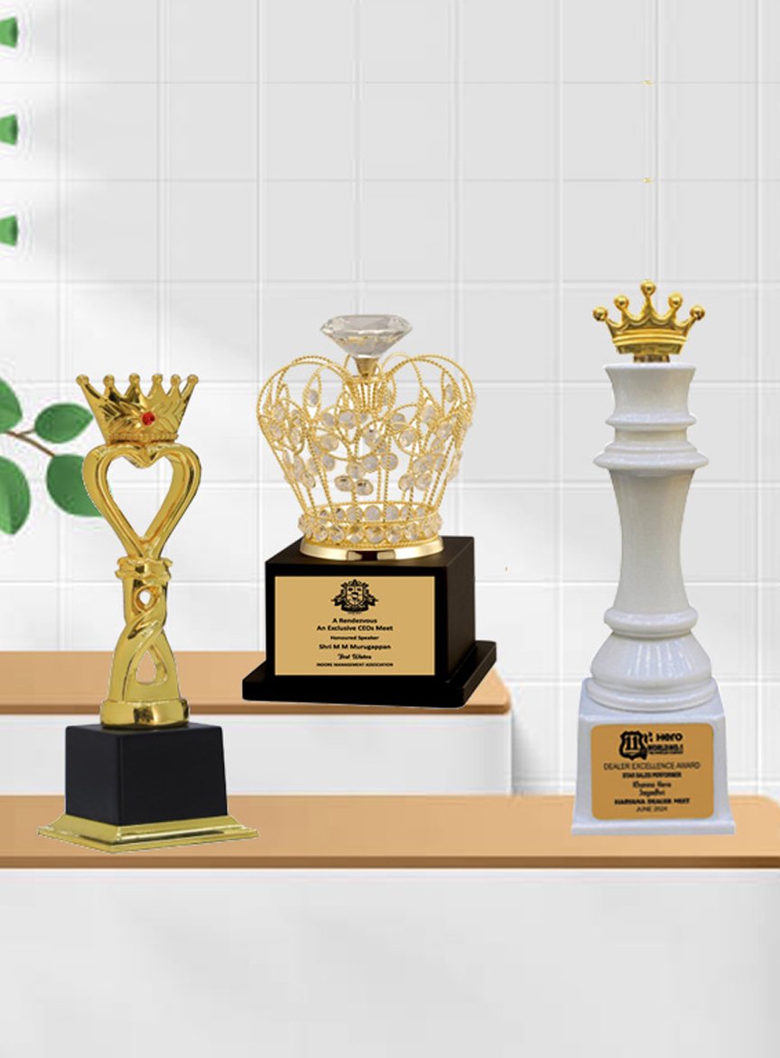 Crown Trophy Manufacturer in Delhi NCR