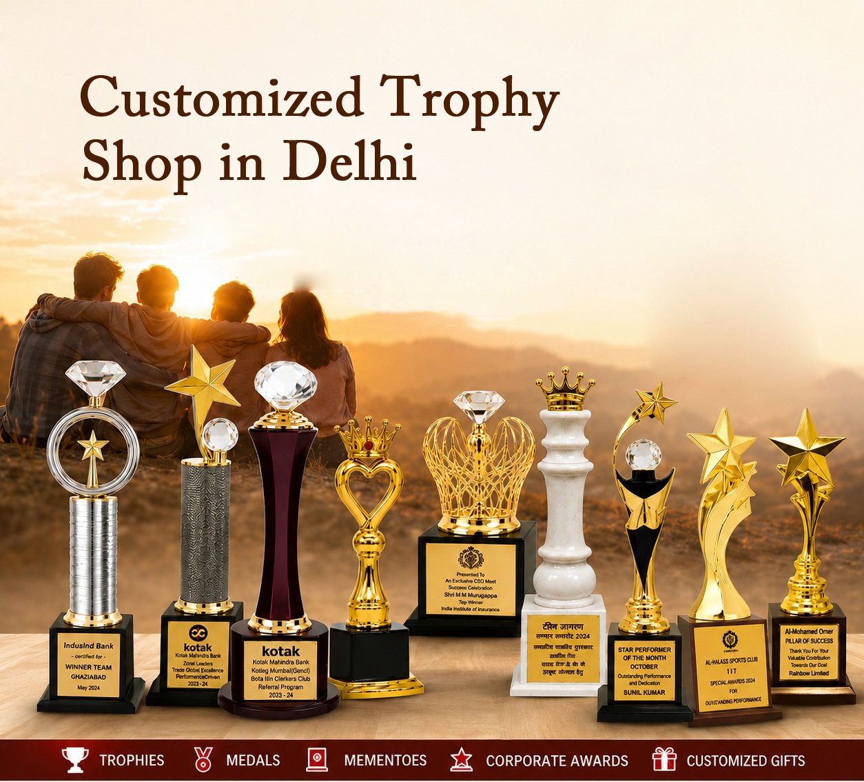 Custom Awards manufacturer in Gurugram