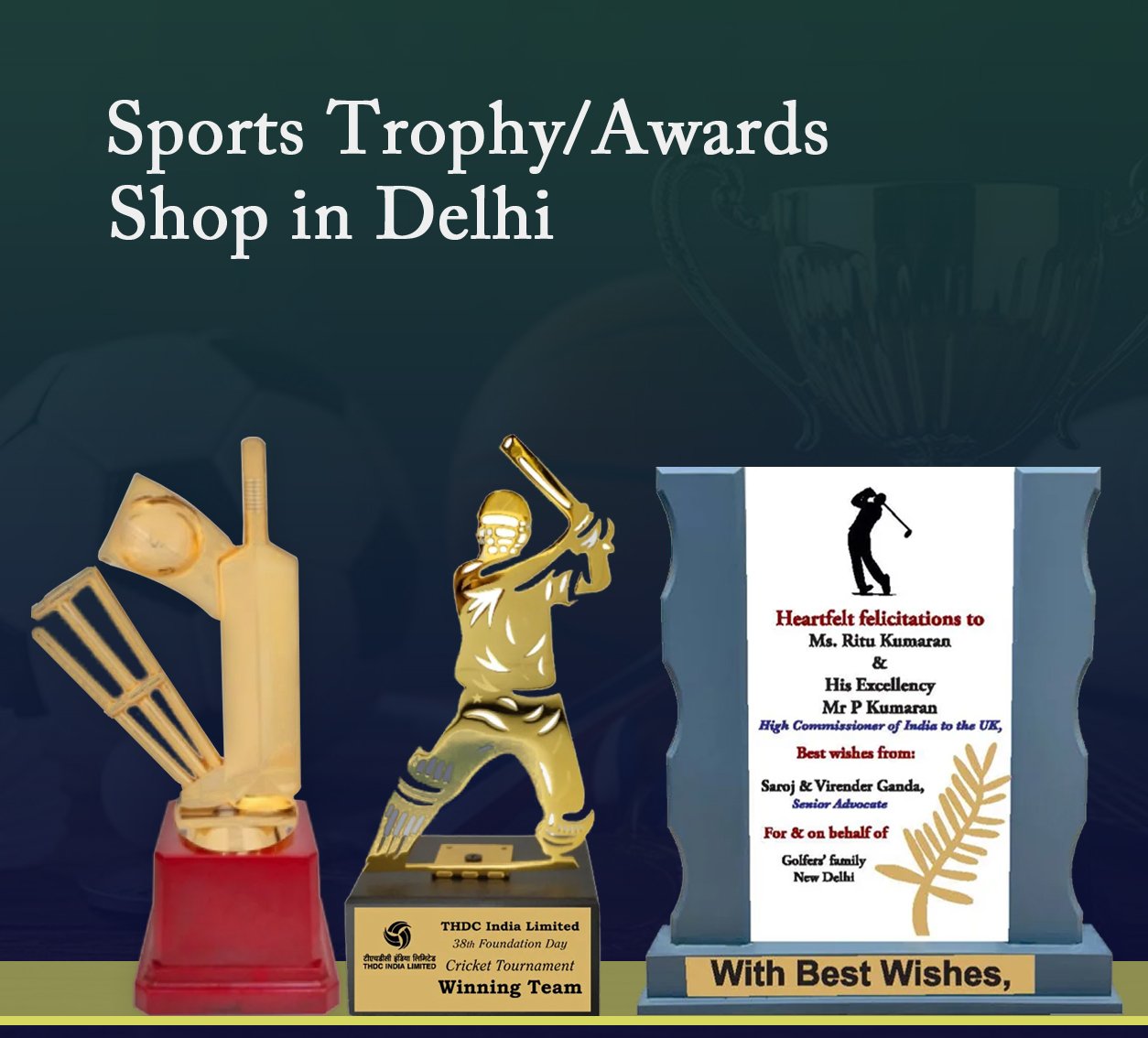 Sports Trophy Manufacturer in Delhi