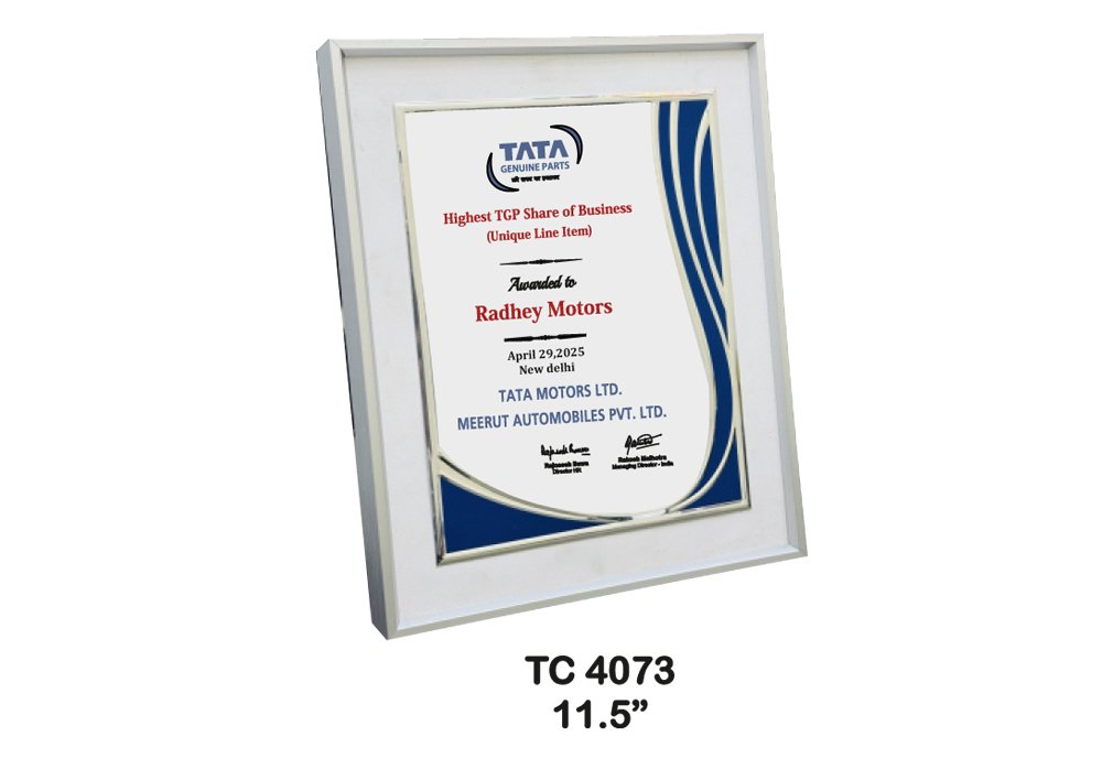 Metal Frame Trophy Manufacturer in India