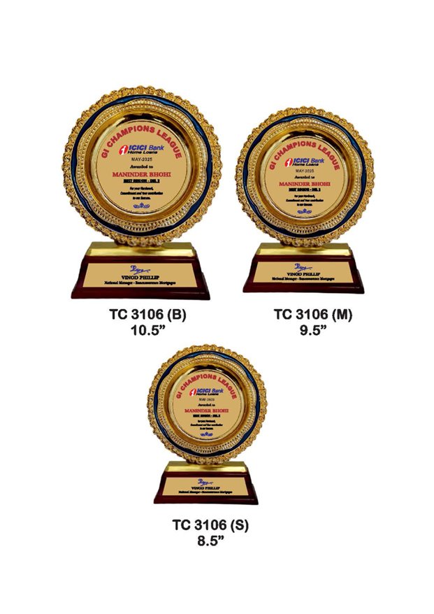 Plastic Frame Trophy Supplier in Mumbai